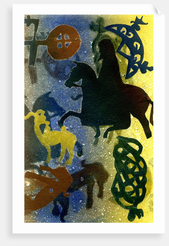 Pictish Horsemen by Gloria Wallington