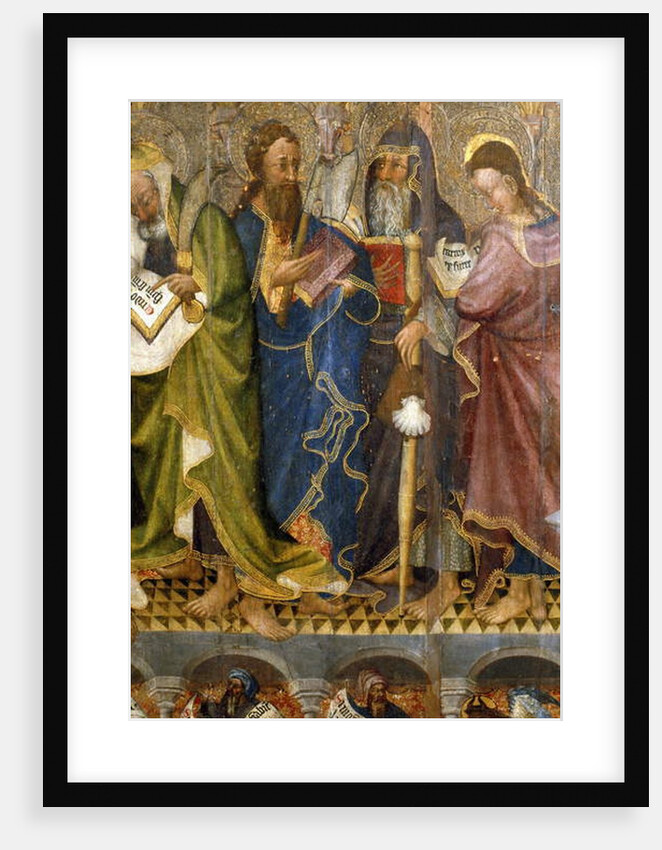 Picardy 082 - Laon - Museum - “” The Apotres”” - Master of the Hours of Rohan - oil painting on 15th century oak by Anonymous