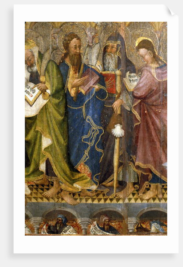 Picardy 082 - Laon - Museum - “” The Apotres”” - Master of the Hours of Rohan - oil painting on 15th century oak by Anonymous