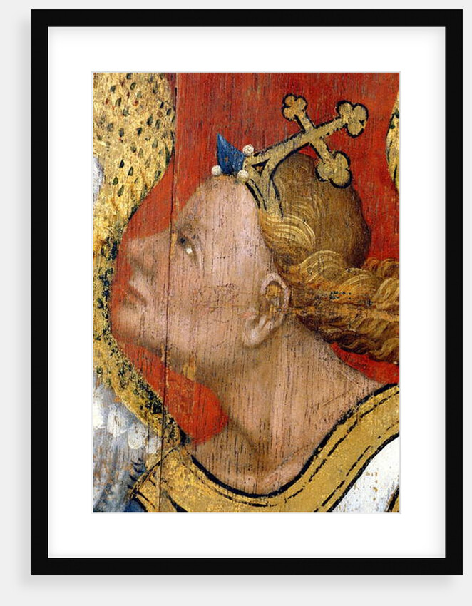 Picardy 085 - Laon - Museum - “” The Donator and the Angel of the Annunciation”” - Master of the Hours of Rohan - Oil painting on 15th century oak by Anonymous