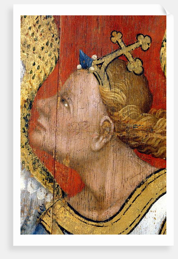 Picardy 085 - Laon - Museum - “” The Donator and the Angel of the Annunciation”” - Master of the Hours of Rohan - Oil painting on 15th century oak by Anonymous