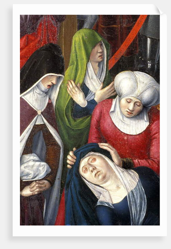 Detail of the altarpiece of the crucifixion by Anonymous