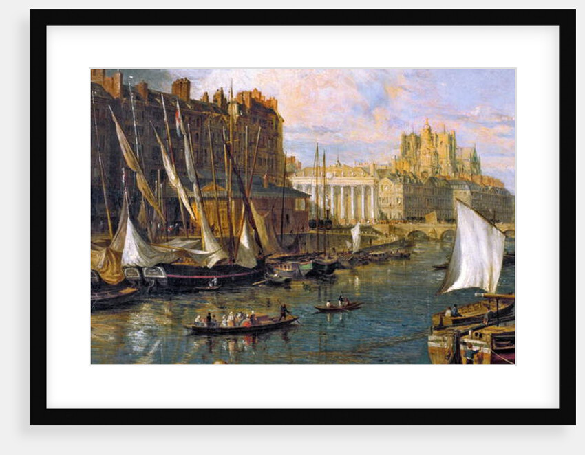 Loire Atlantique N* 121 - Nantes - Musee Dobree - “” The Port of Nantes”” - detail - by Parrot William in 1804 by Anonymous