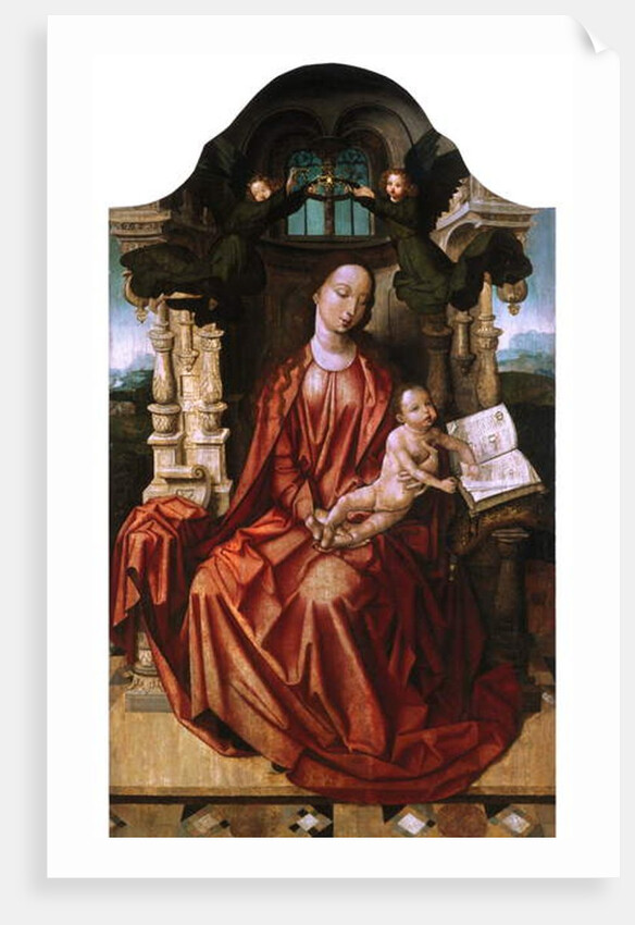 Loire Atlantique N* 133 - Nantes - Musee Dobree - “The Virgin and Child” - Painting of Flanders of the 15th century by Anonymous