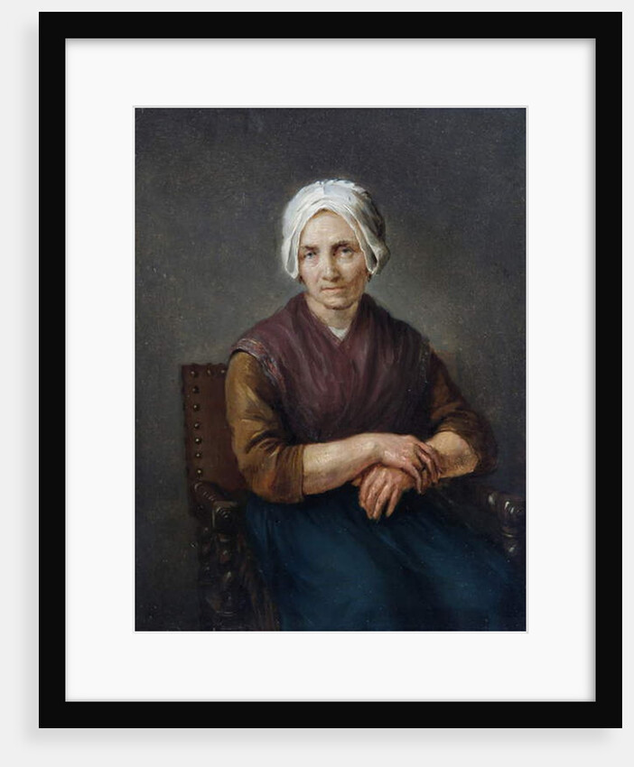 Portrait of a Seated Peasant Woman by Gerard ter Borch or Terborch