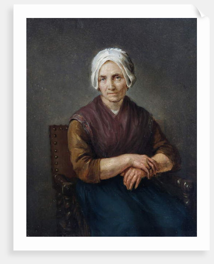 Portrait of a Seated Peasant Woman by Gerard ter Borch or Terborch