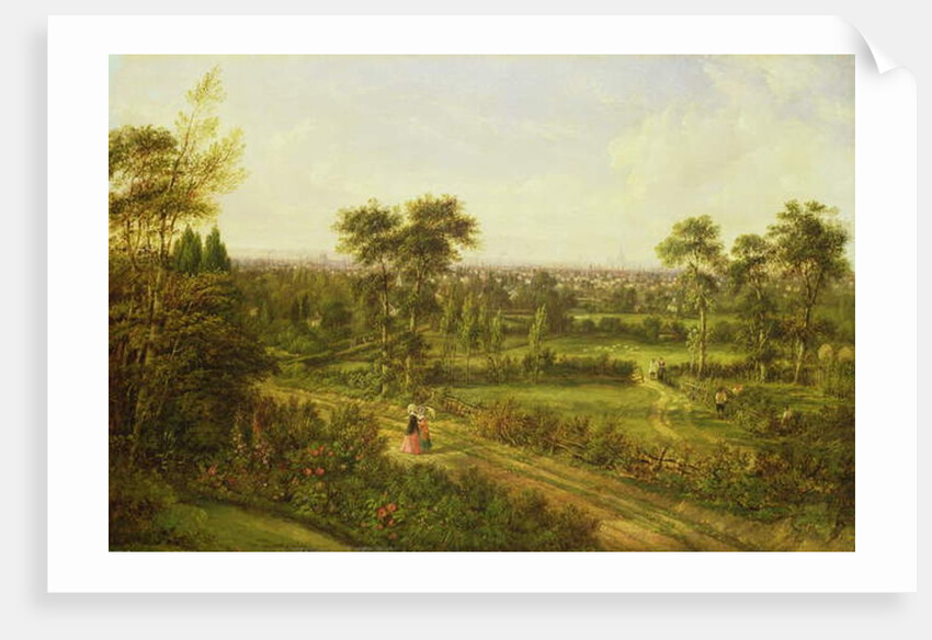 View of London from Denmark Hill by Alexander Nasmyth