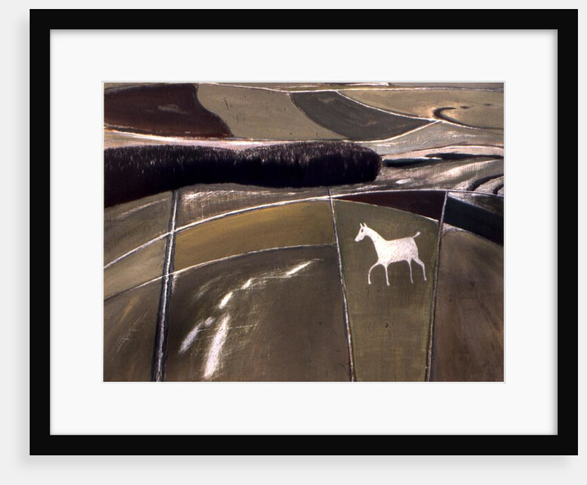 White Horse, Cherhill by Eric Hains
