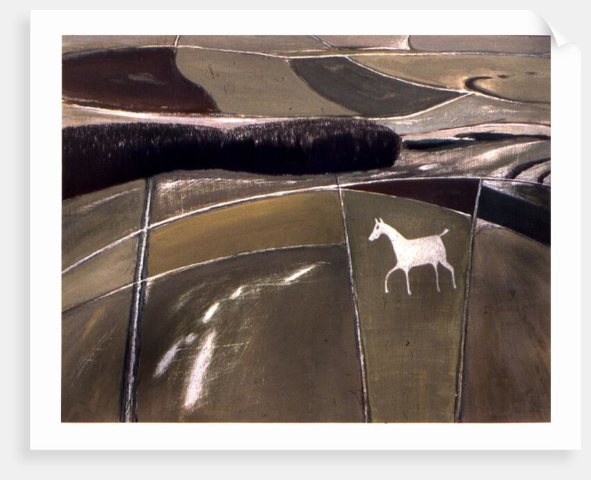 White Horse, Cherhill by Eric Hains