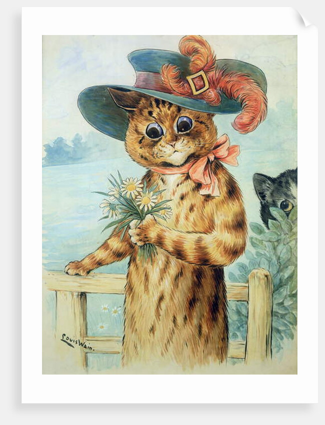Flowers for the Duchess by Louis Wain