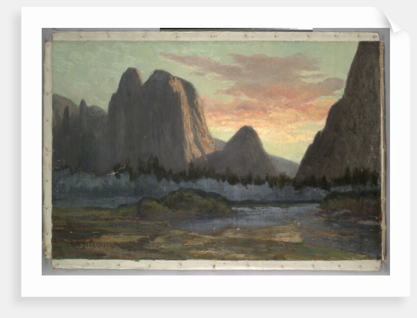 Yosemite View, Sunset, c.1899 by Christian Jorgensen