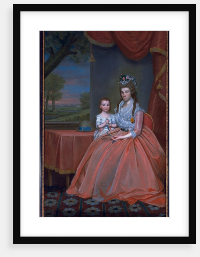 Mrs. Elijah Boardman and her Son, William Whiting Boardman, c.1796 by Ralph Earl
