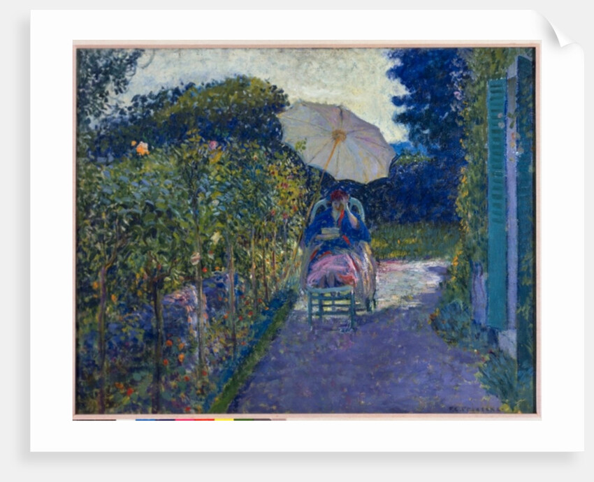 Woman Seated in a Garden, 1914 by Frederick Carl Frieseke