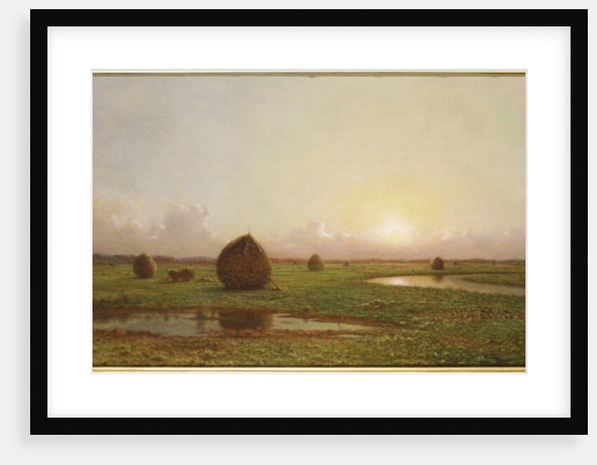 Haystacks, c.1876-88 by Martin Johnson Heade