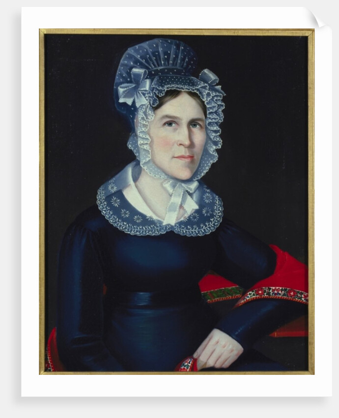 Hannah Bull Thompson, 1824 by Ammi Phillips