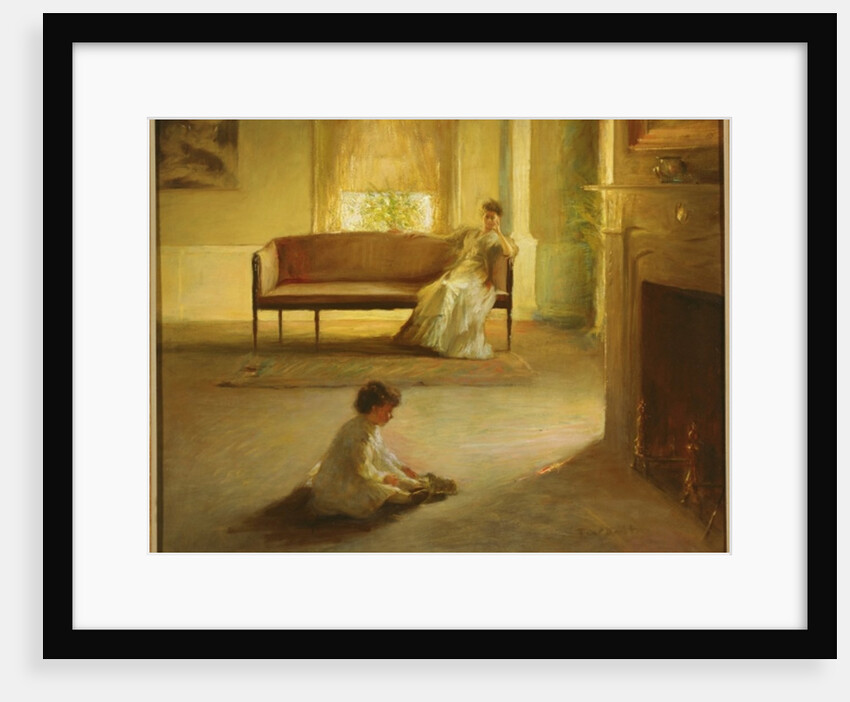 Interior with Mother and Child by Edmund Charles Tarbell