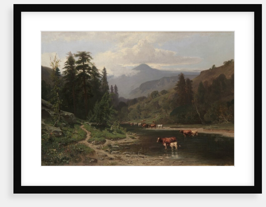 Mountain Landscape with Cattle, 1879 by William Keith
