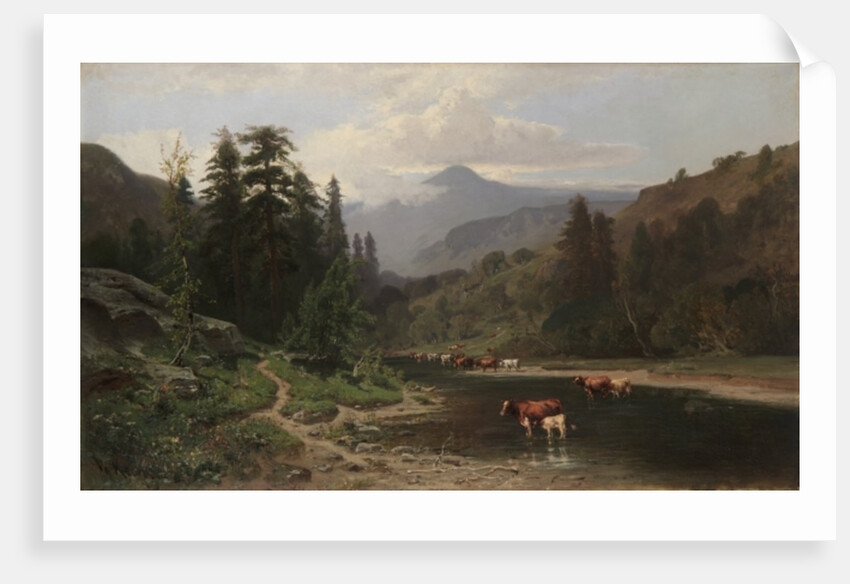 Mountain Landscape with Cattle, 1879 by William Keith