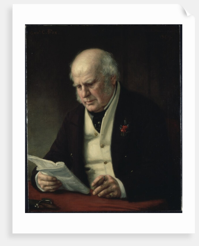 Charles Fox, 1869 by George Peter Alexander Healy