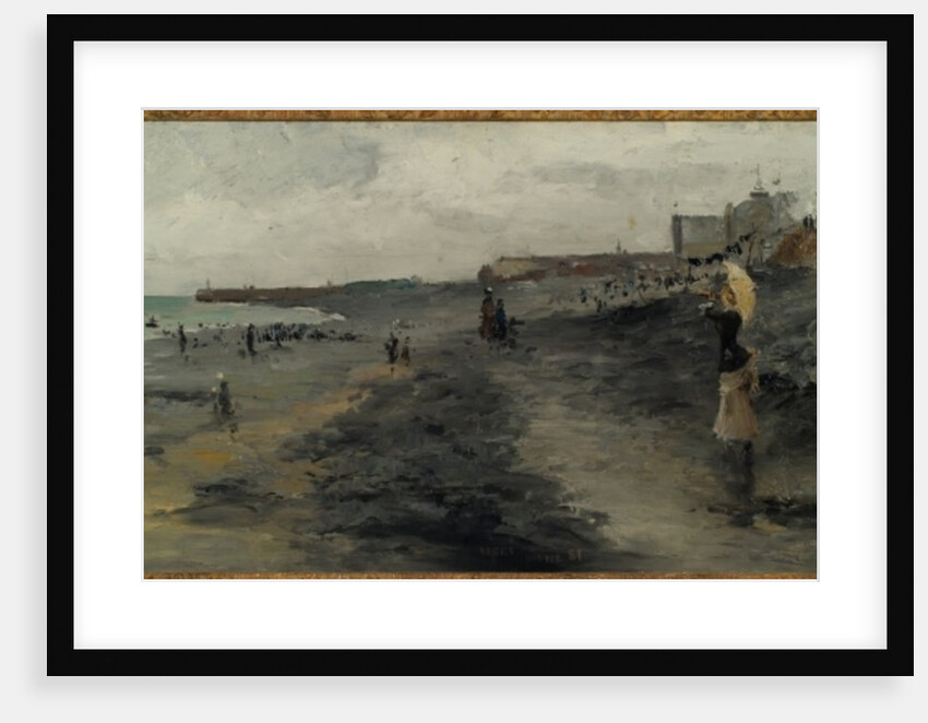 Beach by Dieppe, 1881 by Frank Myers Boggs