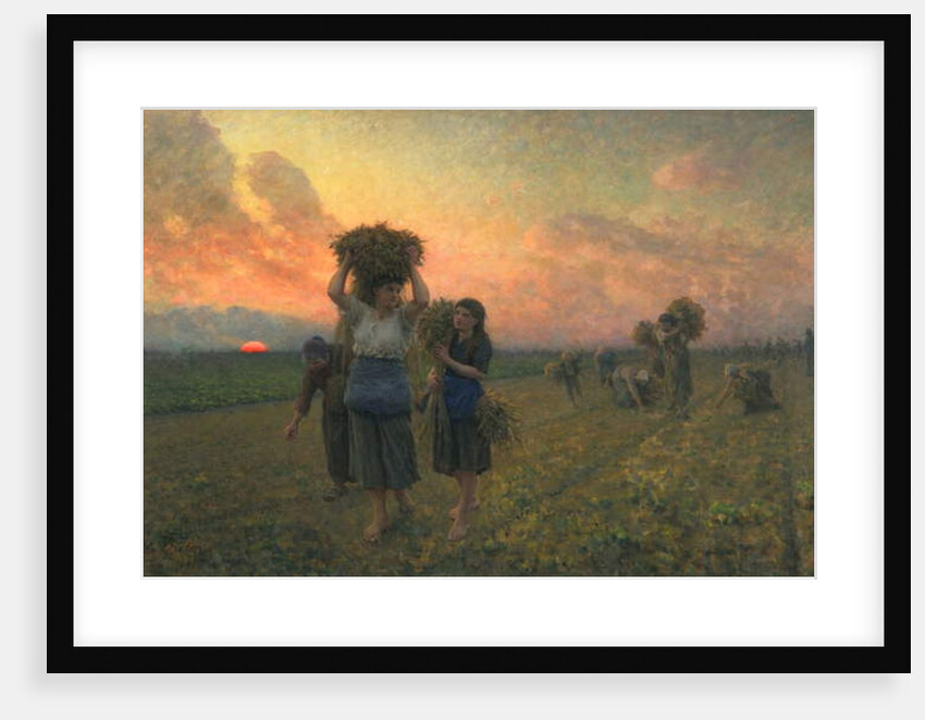 The Last Gleanings, 1895 by Jules Breton