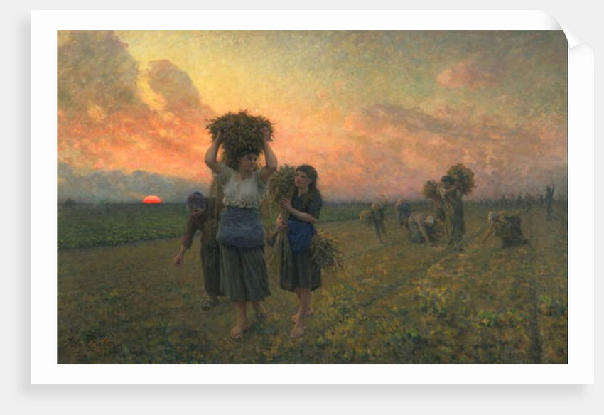 The Last Gleanings, 1895 by Jules Breton