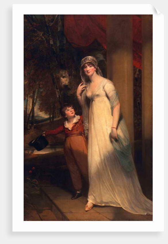 Frances Borlase, later Frances Grenfell, and Pascoe George Norman Grenfell, c.1804 by Martin Archer Shee