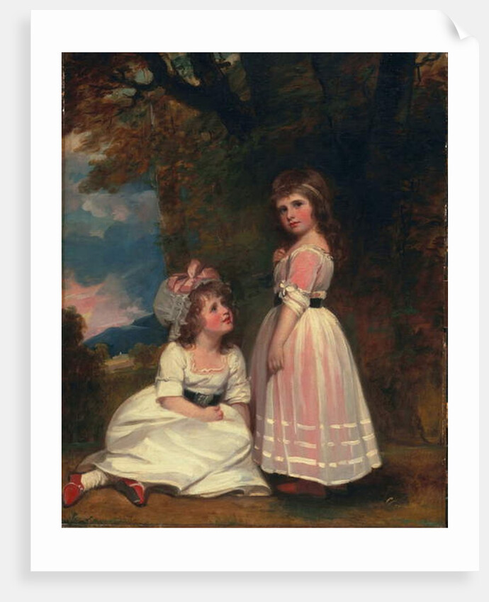 Margaret Beckford, later Margaret Orde, and Susan Euphemia Beckford, later Duchess of Hamilton: The Beckford Children, c.1789-91; by George Romney