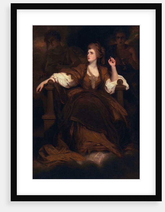 Sarah Siddons as the Tragic Muse, 1783-84 by Joshua Reynolds