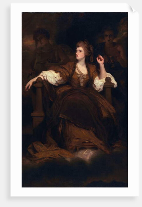 Sarah Siddons as the Tragic Muse, 1783-84 by Joshua Reynolds