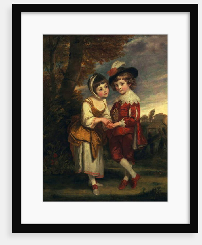 Lord Henry Spencer and Lady Charlotte Spencer, later Charlotte Nares: The Young Fortune Tellers, c.1774-75 by Joshua Reynolds