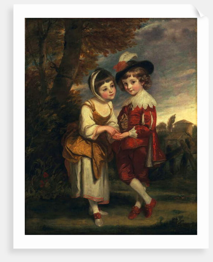 Lord Henry Spencer and Lady Charlotte Spencer, later Charlotte Nares: The Young Fortune Tellers, c.1774-75 by Joshua Reynolds