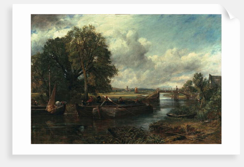View of the Stour near Dedham, 1822 by John Constable