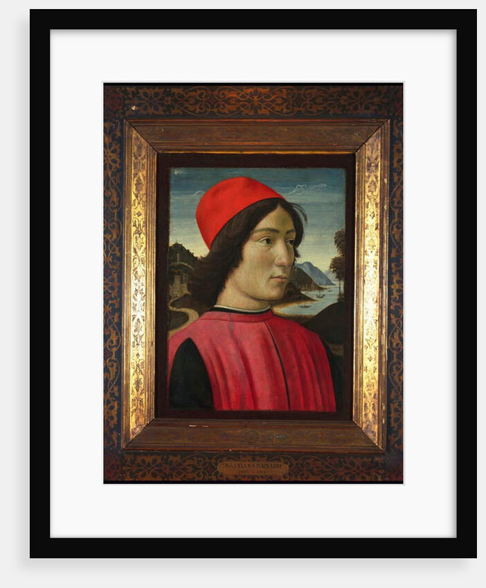 Portrait of a man, c.1490 by Domenico Ghirlandaio