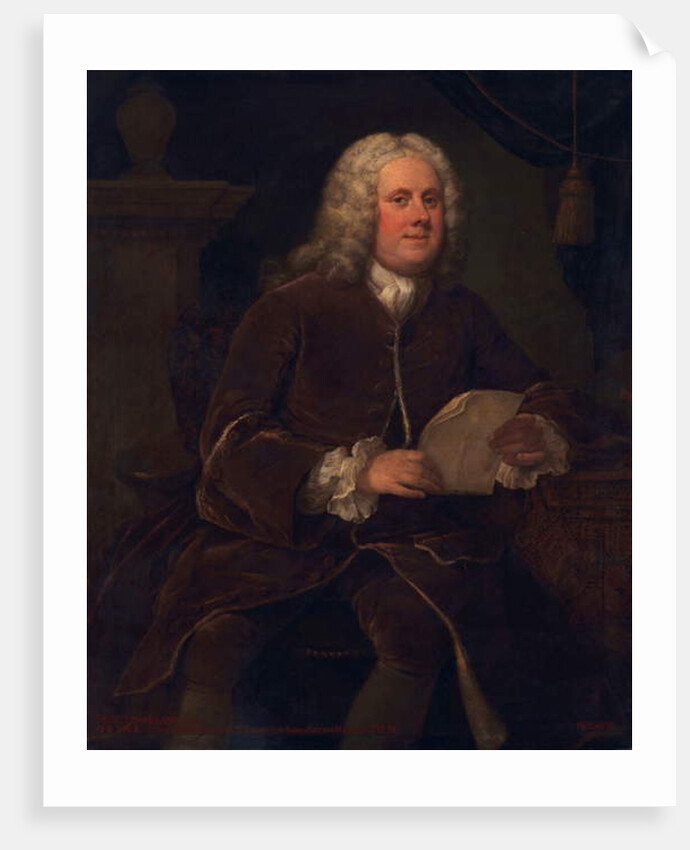 Frederick Frankland, c.1739-40 by William Hogarth