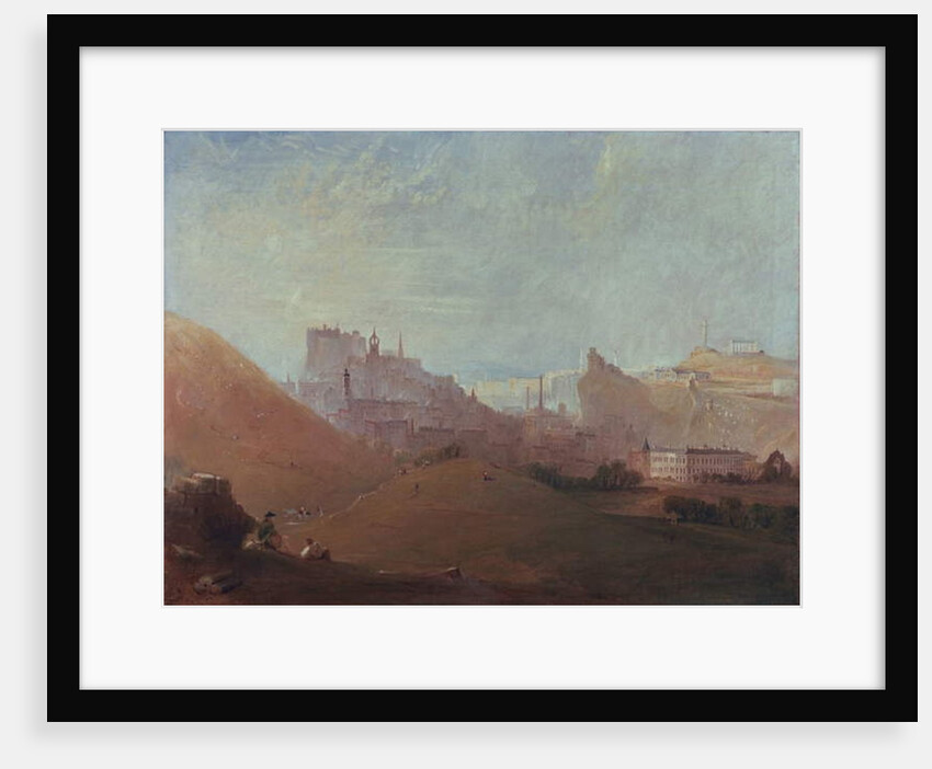 Edinburgh, from St. Anthony's Chapel, Arthur's Seat, c.1830-36 by Scottish School