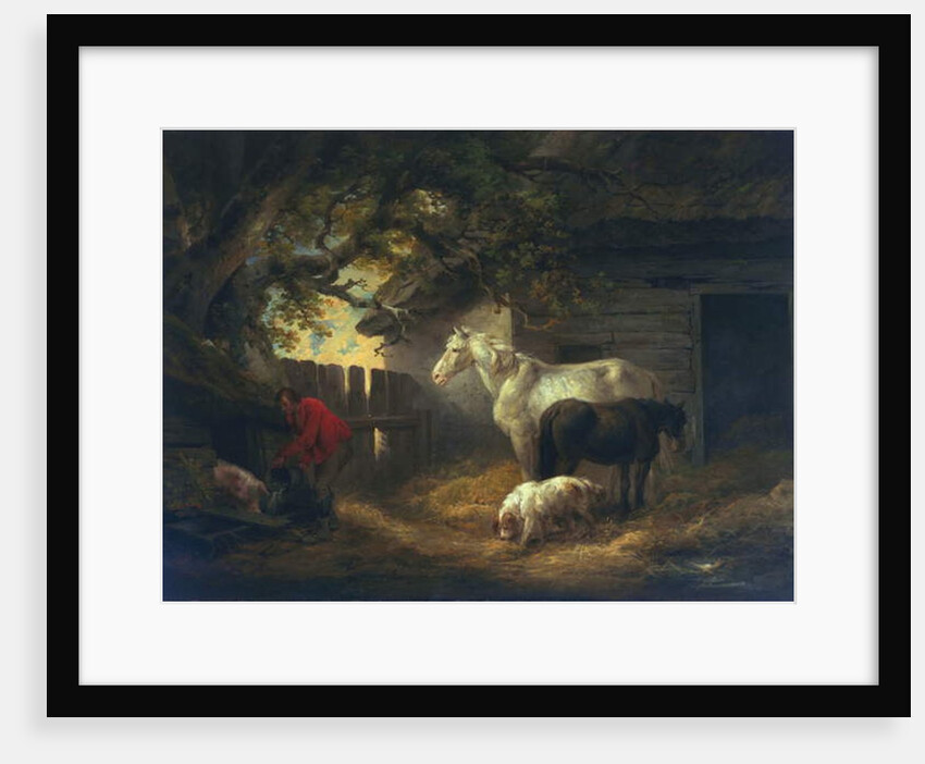 A farmyard, 1792 by George Morland