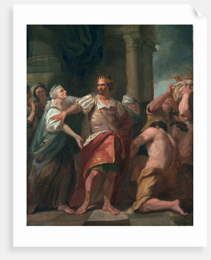 Edward the Confessor Stripping his Mother of Her Effects, c.1763 by John Hamilton Mortimer