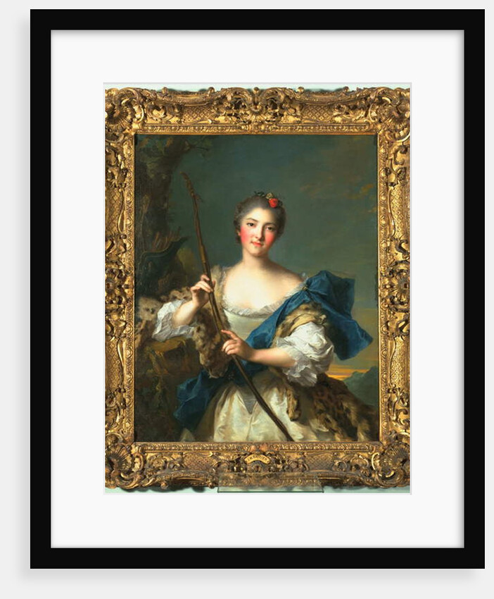 Mademoiselle de Migieu as Diana, 1742 by Jean-Marc Nattier