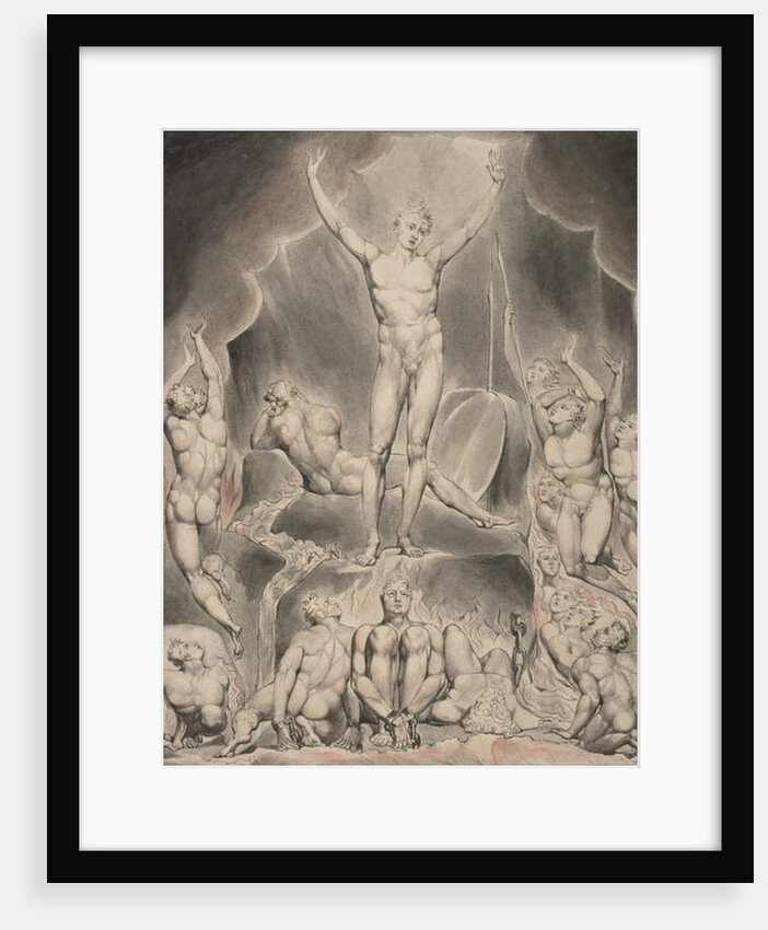 Illustration 1 to Milton's 'Paradise Lost': Satan Calling Up His Legions, 1807 by William Blake