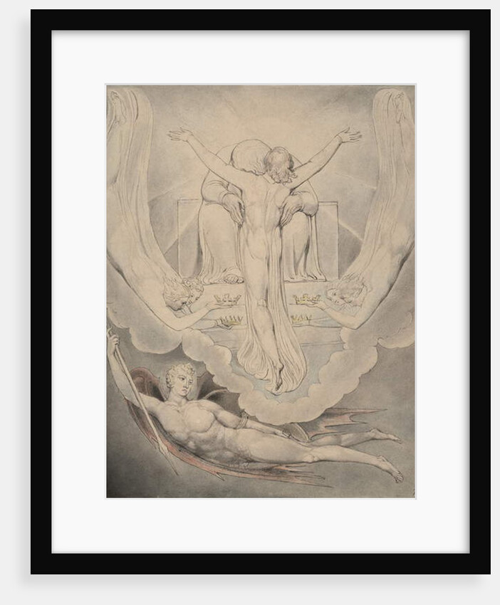 Illustration 3 to Milton's 'Paradise Lost': Christ Offers to Redeem Man, 1807 by William Blake