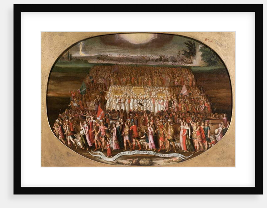 The Exodus of the Twelve Tribes of Israel with the Ark of the Covenant by Antoine (follower of) Caron