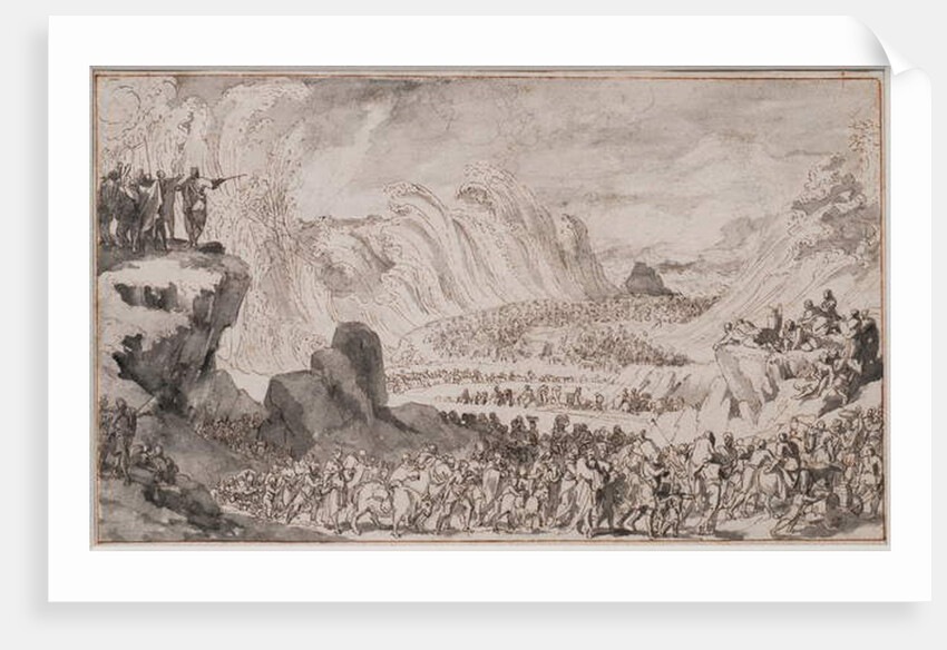 Moses Parting the Red Sea by Caspar Luyken