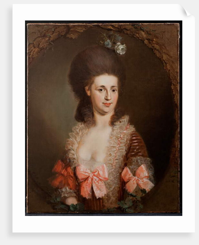 Portrait of a lady by Anton Graff