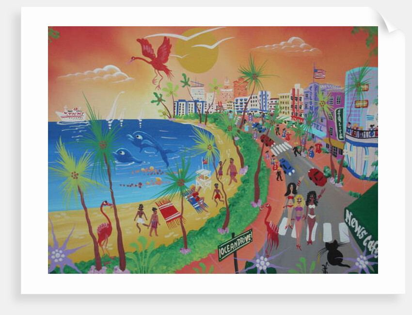 Oceandrive, Miami Beach, 2012 by Herbert Hofer