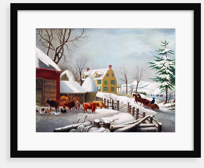 Winter Morning, 1868 by W. A. Barbon