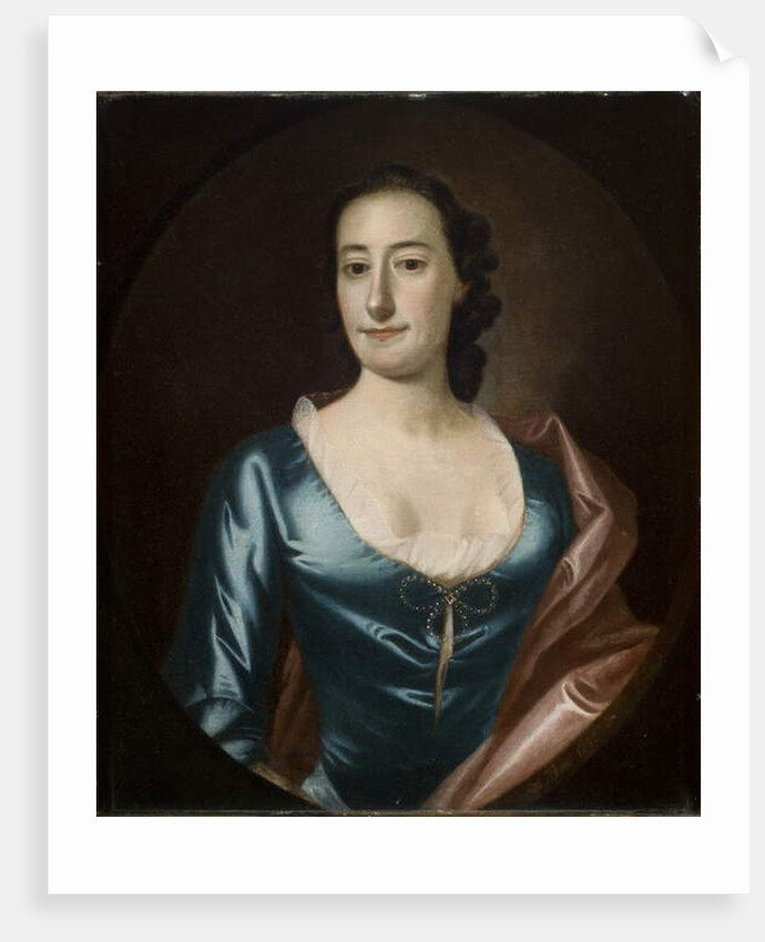 Portrait of Elizabeth Prioleau Roupell, 1753 by Jeremiah Theus