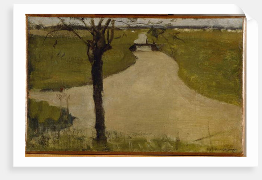 Irrigation Ditch with Young Pollarded Willow, 1900 by Piet Mondrian