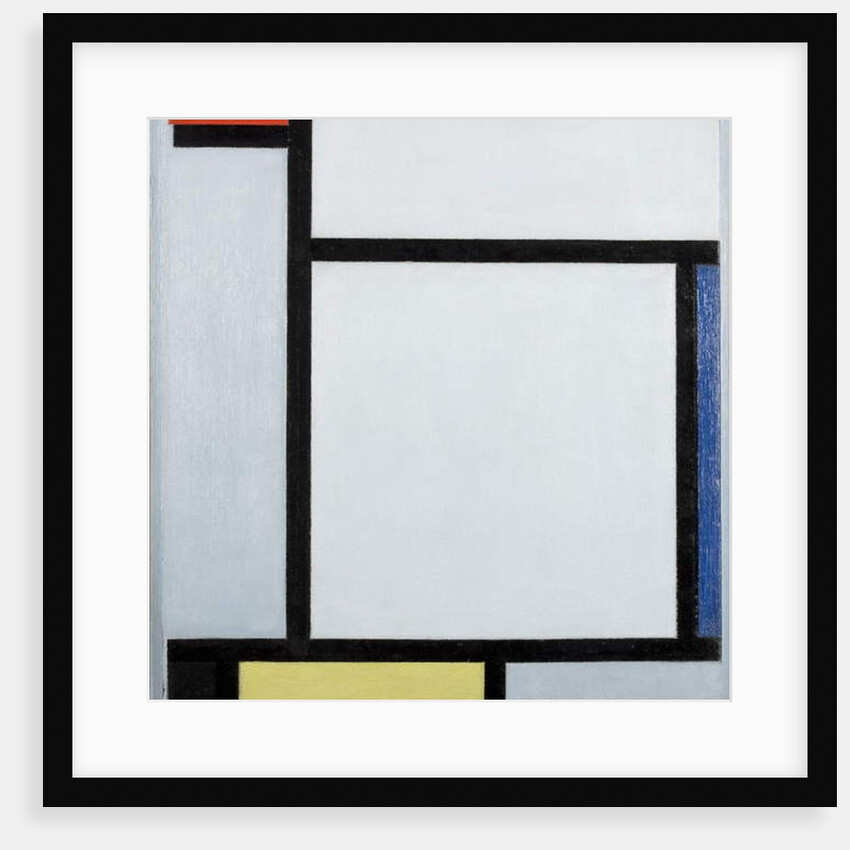 Composition with red, blue, black, yellow and grey, 1921 by Piet Mondrian