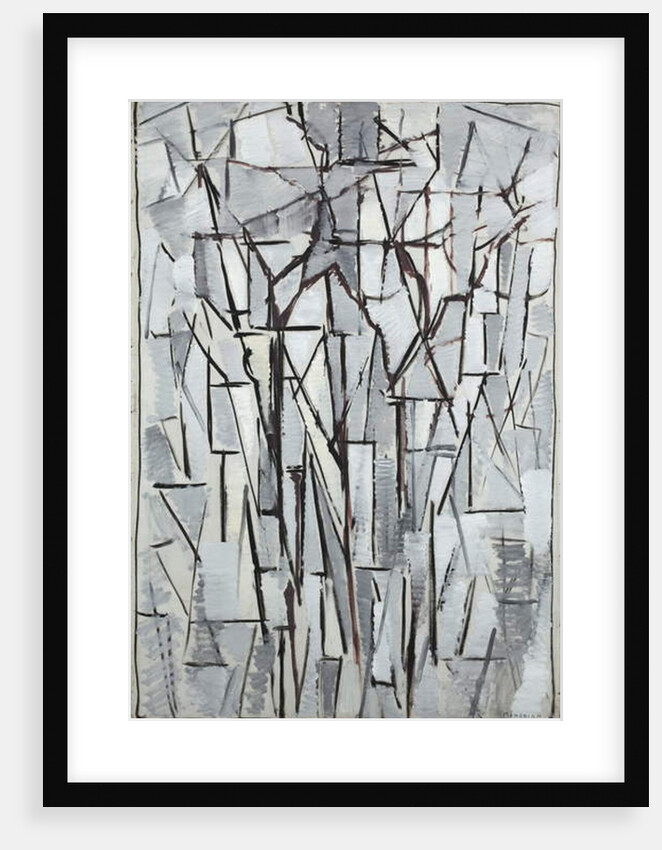 Composition trees 2, 1912-13 by Piet Mondrian
